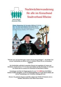 Nachtwächtertour - fällt leider aus @ Borneplatz (vor dem neuen Rathaus)