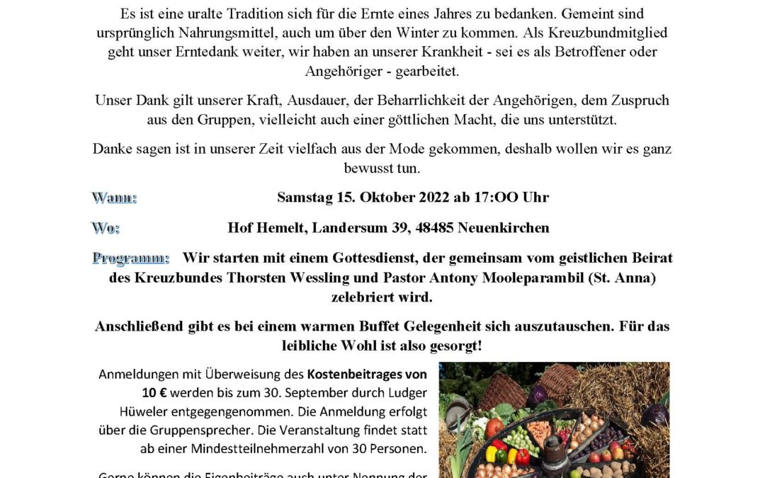 ERNTEDANKFEST