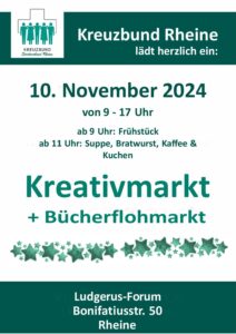 kleiner KREATIV-Markt mit Café und Bratwurst @ Ludgerus-Forum